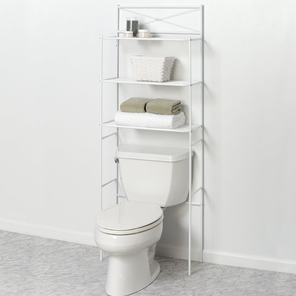 Zenna Home Over the Toilet Storage Shelf Space Saver, Bathroom Organizer